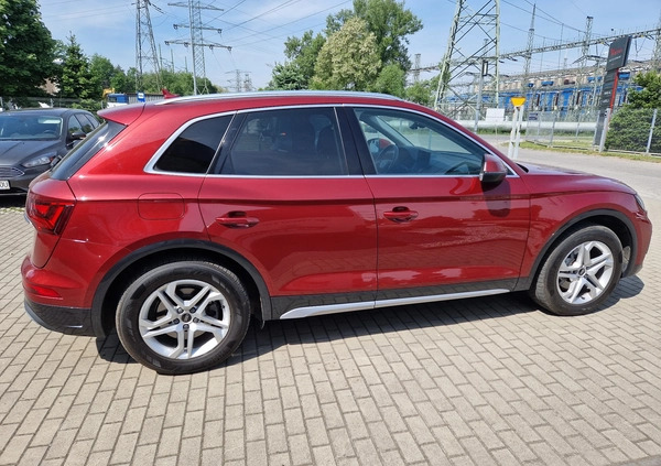Audi Q5 cena 147000 przebieg: 50480, rok produkcji 2021 z Skawina małe 631
